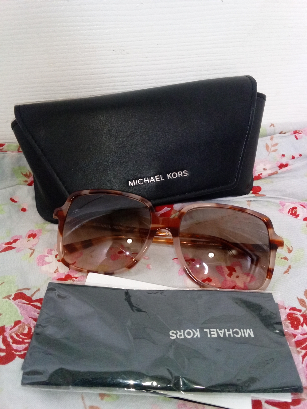 Michael Kors Brown Gradient Sunglasses with Black Case